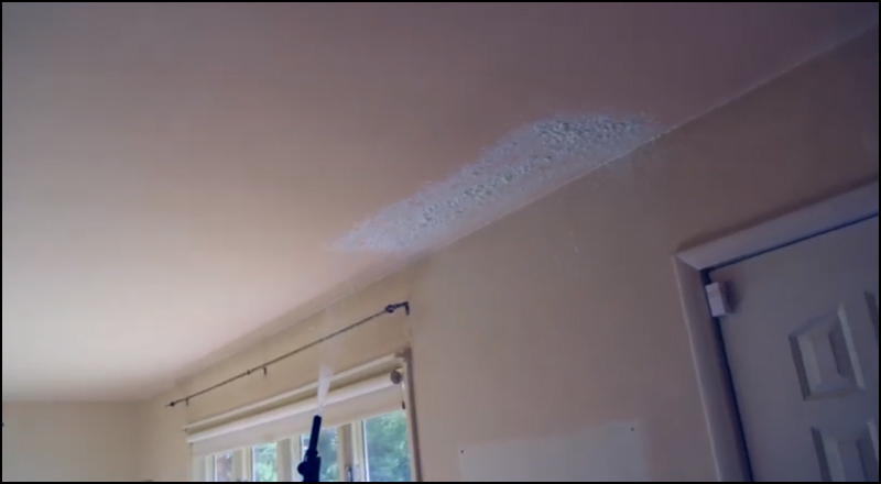 Chemical Spray Ceiling Cleaning