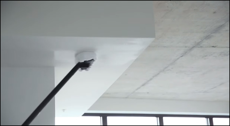 Steam Cleaning a Ceiling